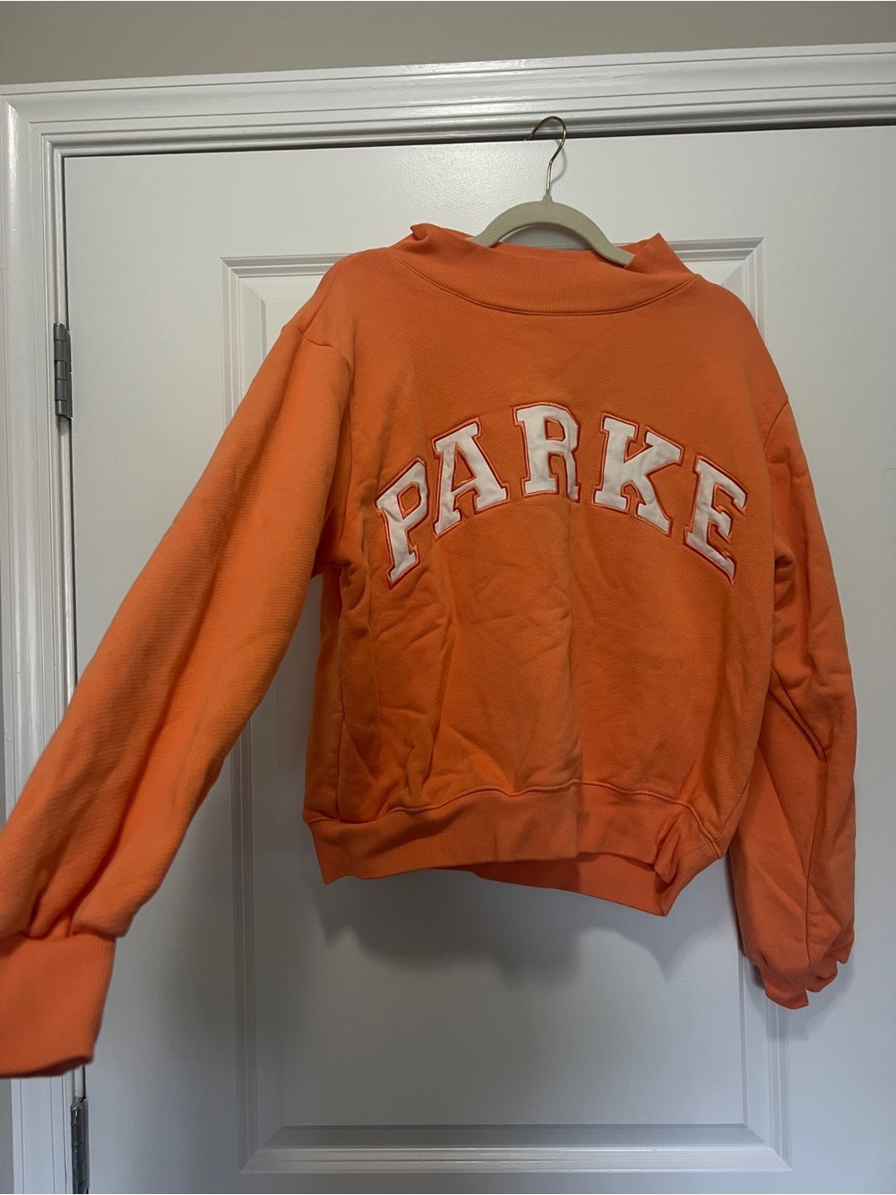 PARKE Orange Mockneck - Picture 4 of 6